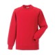 P.E.Crew Neck Jumper - (Red) with Logo - Newcroft Primary Academy